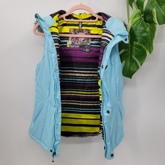 Burton Dry Ride Hooded Puffer Vest - Picture 7 of 14